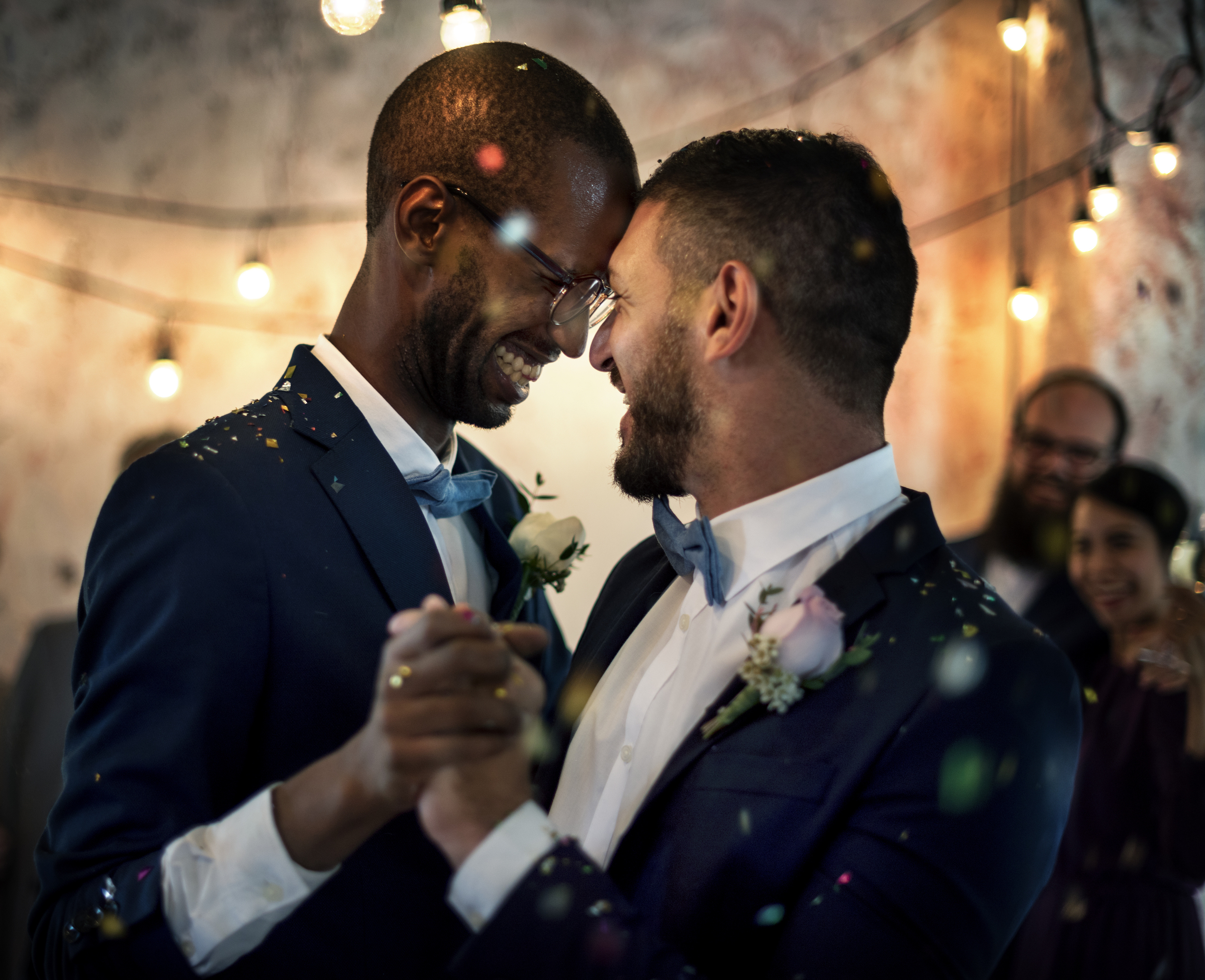 image of husbands having their first dance